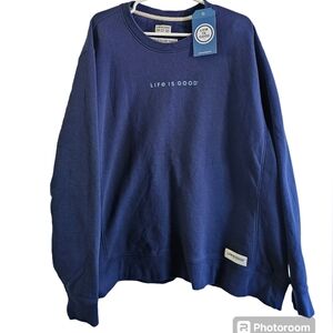 LIFE IS GOOD SWEATSHIRT XXL